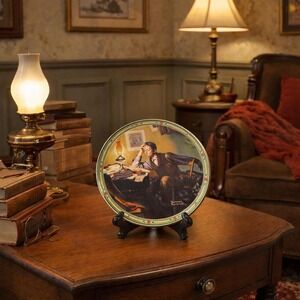 Vintage Norman Rockwell "A Young Man's Dream" Decorative Collector Plate